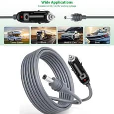 Cabo Carregador Veicular Starlink Mini 12v 24v 3 Metros Cinzeiro Adaptador Energia Rápida