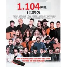 Pen drive Clipes Em Alta 2026 | 1104 Clipes MP4 | 8GB | As Mais Tocadas | Som Automotivo
