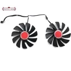 2 Pçs 95MM FDC10U12S9-C CF1010U12S Ventilador Refrigerador Substituir Para Radeon RX 580 590 RX580 RX590 De Refrigeração