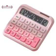 [Venda Quente T] Calculadora De Energia Solar E Bateria Com Tela Grande LCD De 12 Dígitos Calculadoras De Botão Para