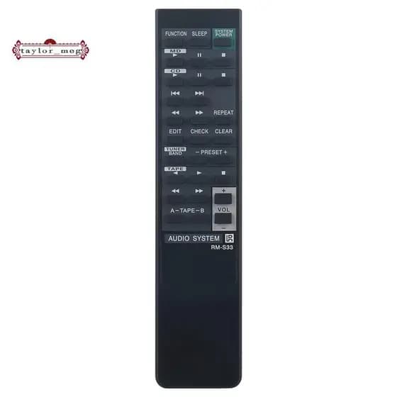 [Venda Quente T] RM-S33 Sistema De Áudio Com Controle Remoto HCDH801 MHC701 MHC-701-801 S30 MHC801 MHCS30 STD777ES Acess