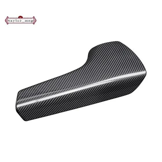 [Venda Quente T] Caixa De Apoio De Braço De Carro De Fibra De Carbono Real Capa Decorativa Para 2016-2023 Acessórios De