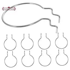 🔔Suporte De Copo Pegboard Ganchos Anel De Metal
