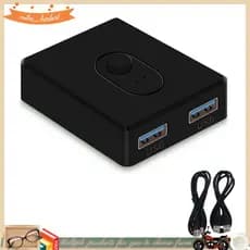 USB 3.0 KVM Switch 1X2/2X1 Switcher Divisor Controlador Compartilhado Para Computador Portátil Impressora Teclado Mouse