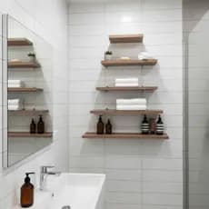 Kit 4 Prateleiras Brancas Multiuso MDF Decorativo Para Sala Quarto Cozinha Sala Escritório Banheiro