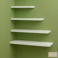 Prateleira Multiuso | MDF BRANCA | KIT 4 Prateleiras | Resistente