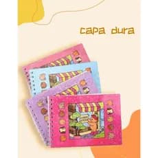 Kit de Livros de Colorir Espiral A5 Capa Dura Urso – Modelos Variados