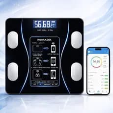 Balança Digital Corporal Compatível Ios Android Com Bioimpedância App Profissional Conexão Bluetooth
