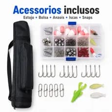 kit pesca estojo com acessorios bolsa porta vara de 70cm ideal para organizar e transportar equipamentos de pesca