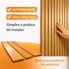 Ripado Autocolante Decorativo Kit até 100 Unidades para Parede Sala Quarto Escritório Envio Imediato