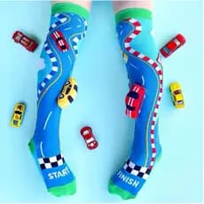 Meia 3D  De Presente Para Crianças Desenhos Animados Tridimensionais De Alta Qualidade Acima Do Joelho Festa