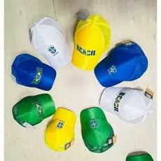 Boné da Seleção 2026 Copa Brasil Estilo Beisebol Aba Curva Unissex
