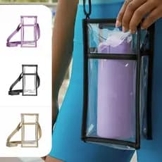 Bolsa Porta Garrafa Termica Copos Celular Transparente