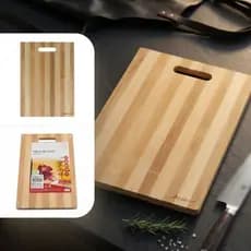 Tabua de Corte 28x18 Bambu com Alça para Carne Frios Legumes