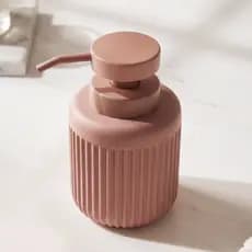 Porta Sabonete Líquido 150ml Dispenser em Cimento Canelado Mart
