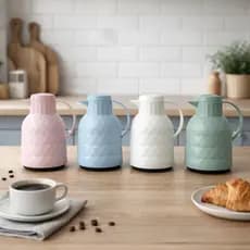 Garrafa Termica Cafe Cha Agua 1 Litro Beatiful Life Abertura com Sistema de Click