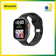 Smartwatch Bluetooth Awei H37 Original Monitora Saúde Modo Esporte Notificações Chamadas