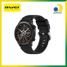 Smartwatch Awei H52 Faz Chamadas Tela AMOLED 1.43" IP68 Esportes Relógio Inteligente