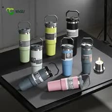 Garrafa Copo Térmico Inox 900ml com Tampa Vedada Gelado 5h Quente 8h Gelo 12h Parede Dupla Vácuo