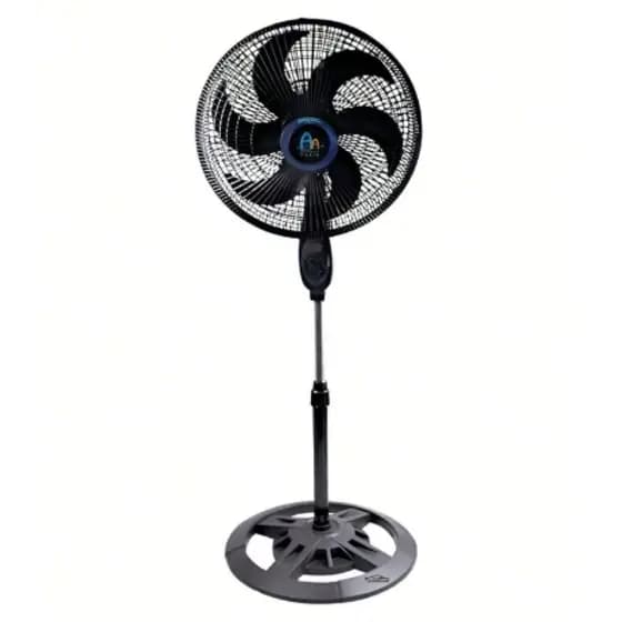 Ventilador vertical, altura ajustável, 3 velocidades, 6 pás, ventilador de chão economizador de energia 110V