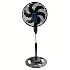 Ventilador vertical, altura ajustável, 3 velocidades, 6 pás, ventilador de chão economizador de energia 110V