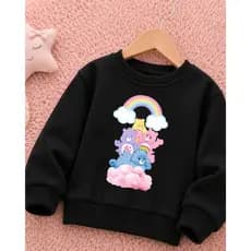 Moletom Infantil Flanelado Sem Capuz Ursinho Carinhosos