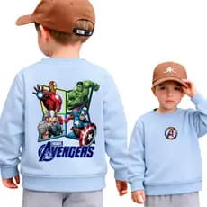 Moletom Infantil Marvel os Vingadores Masculino meninos Flanelado algodão 2 ao 12