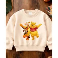 Moletom Infantil Flanelado 2 ao 12 Sem Capuz Menino Ursinho Pooh