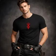 Camisa Camiseta Preta Anime Dark Estilo Urbano Blusa Casual Básica Feminina Unissex Algodão Masculino