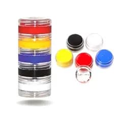 Torre tinta facial cremosa 5 cores Palhaço Colormake - maquigem artística