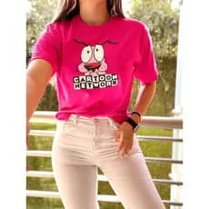 CORAGEM O CAO C TSHIRT FEM ENVIO IMEDIATO TODOS OS TAMANHOS E MODELOS BABYLOOK