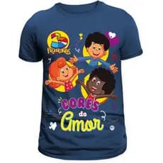 Tshirt Camiseta Estampada Camisa 3 Palavrinhas Amor Gospel Evangelica Crista Infantil e Adulto 100% Algodão - Envio Rapi