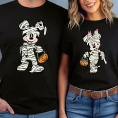 camisas personalizada halloween casal envio imediato todas as cores (1 unid) todos os tamanhos