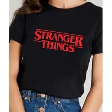 STRANGER THINGS TSHIRT ENVIO IMEDIATO TODOS OS TAMANHOS UNISSEX BABYLOOK