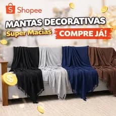 Manta para Sofá King Grande 3,00m x 1,80m em Algodão – Proteção, Conforto e Decoração de Sala