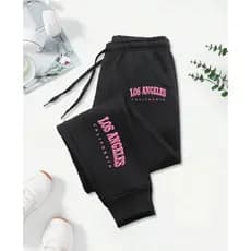 Calça Moletom Unissex Los Angeles Califórnia Moda Gringa Confortável Flanelada