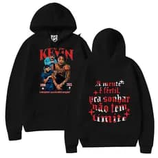 Blusa Moletom Canguru Mc Kevin A Mente é Fertil O Menino Que Encantou a Quedrada Unissex Promoção
