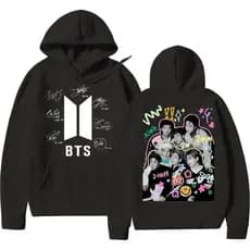 Moletom Canguru C/ Capuz BTS Banda Group 100%Algodao Entrega Rápida