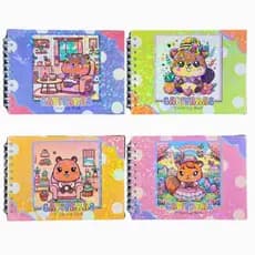 Livro Colorir Capivaras 48p Holográfica Estilo Bobby Goods