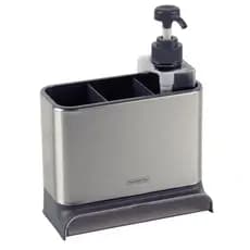 Organizador de Pia Tramontina Plurale Inox c/ Dispenser