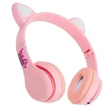 Fone de Ouvido Bluetooth MakeBrinq Cat com LED e Microfone