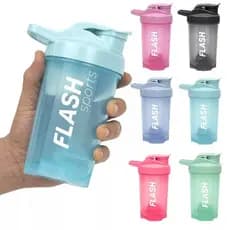 Coqueteleira Academia 500ml Shaker AESTHETIC Shakeira c/ Esfera Batedora Portátil