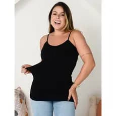 Blusinha Alcinha Poliamida Confortável Modela Corpo Estica Muito Treino Academia