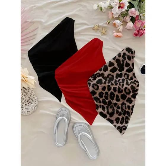 Blusa Feminina Um Ombro Só Mula Manca Assimétrica Elegante Basica  Ribana Caimento Perfeito