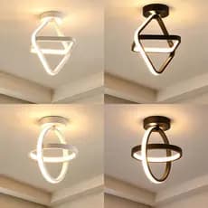 Luminária De Led Sobrepor Quadrada Moderna 3 Em 1 Bivolt.