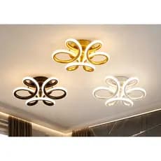 3 Cores 1 Lustre Moderno Luz De Teto Led, Adequado Para Corredor, Sala De Estar, Quarto, Cozinha 127V-220V.