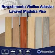 36/72pcs Adesivo de Piso Madeira Moderno Antiderrapante Lavável 91,4x15,2cm vinílico 1.5mm