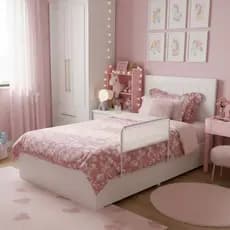 Grade Proteção Para Cama Infantil 68CM 84CM 116CM Bebês Crianças Protetor Resistente Dobrável