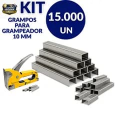 Grampo 10mm Profissional para Grampeador Alta Qualidade Performance Aço Reforçado Fixação Segura