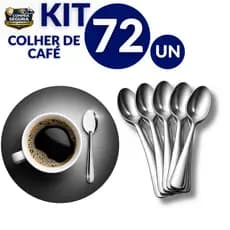 COLHER DE CAFÉ EM AÇO INOX RESISTENTE DURÁVEL DESIGN TALHERES IDEAL PARA USO DIÁRIO E PROFISSIONAL